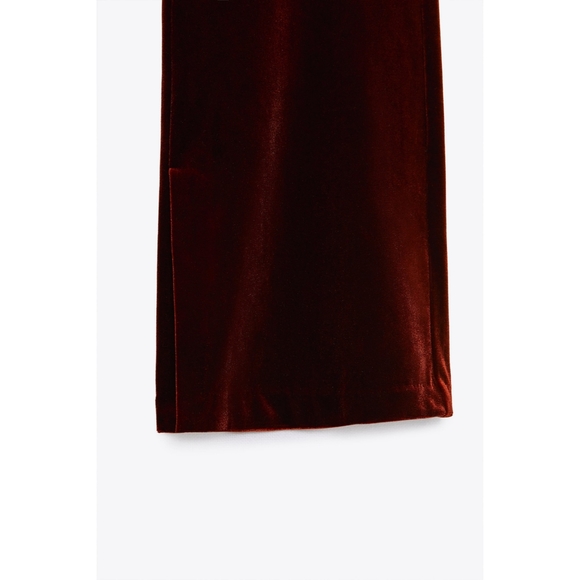 Zara velvet flare pants - Picture 7 of 12